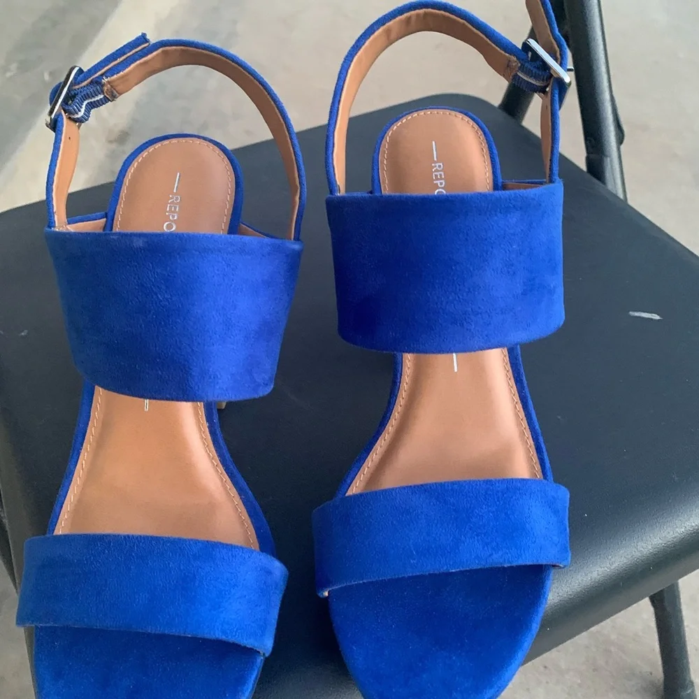 Royal Blue Heels - Picture 2 of 3